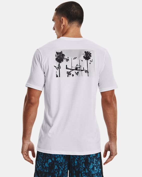 Men's Curry Graphic Short Sleeve T-Shirt, White, pdpMainDesktop image number 1